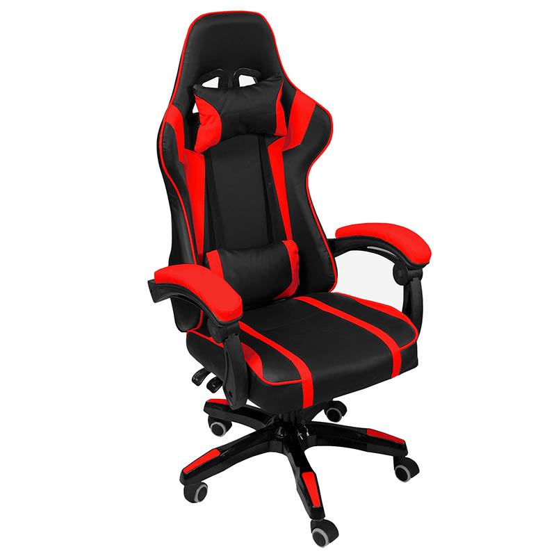 Silla Gamer Consola Pc Ergonomica Reclinable Rojo