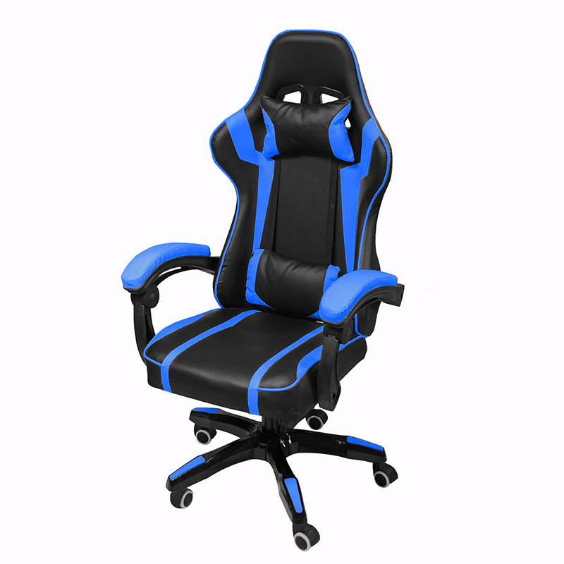 Silla Gamer Consola Pc Ergonomica Reclinable Azul