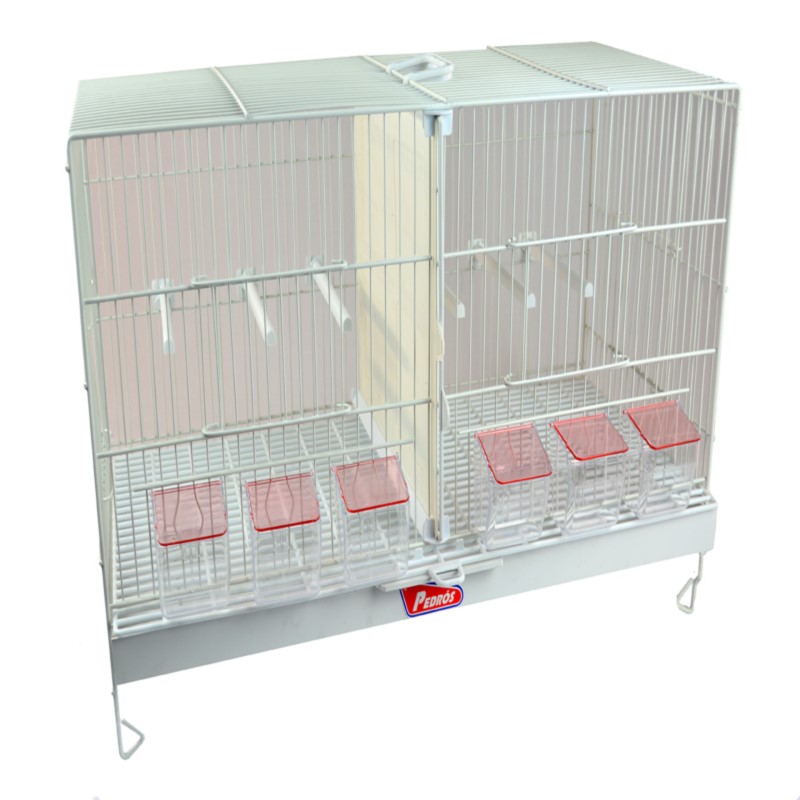 Jaula C60 Parrilla Plastica Marca Pedros