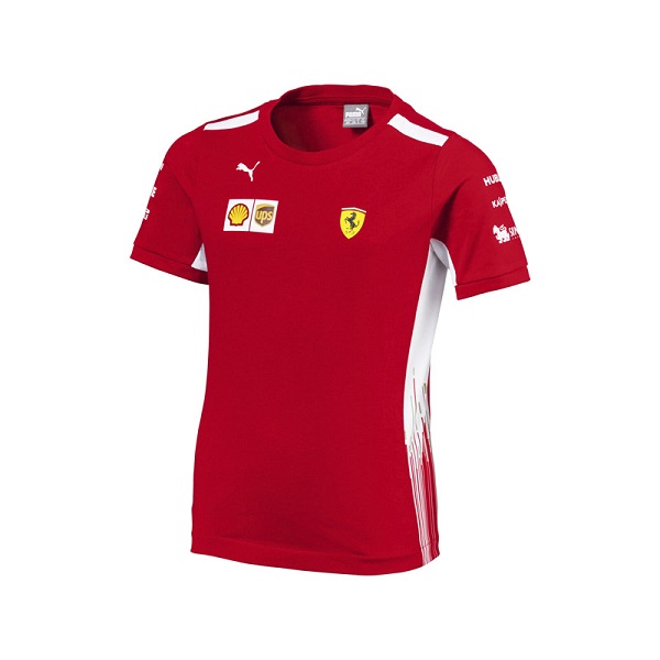 T Shirt Niño Oficial Scuderia Ferrari Colección 2018