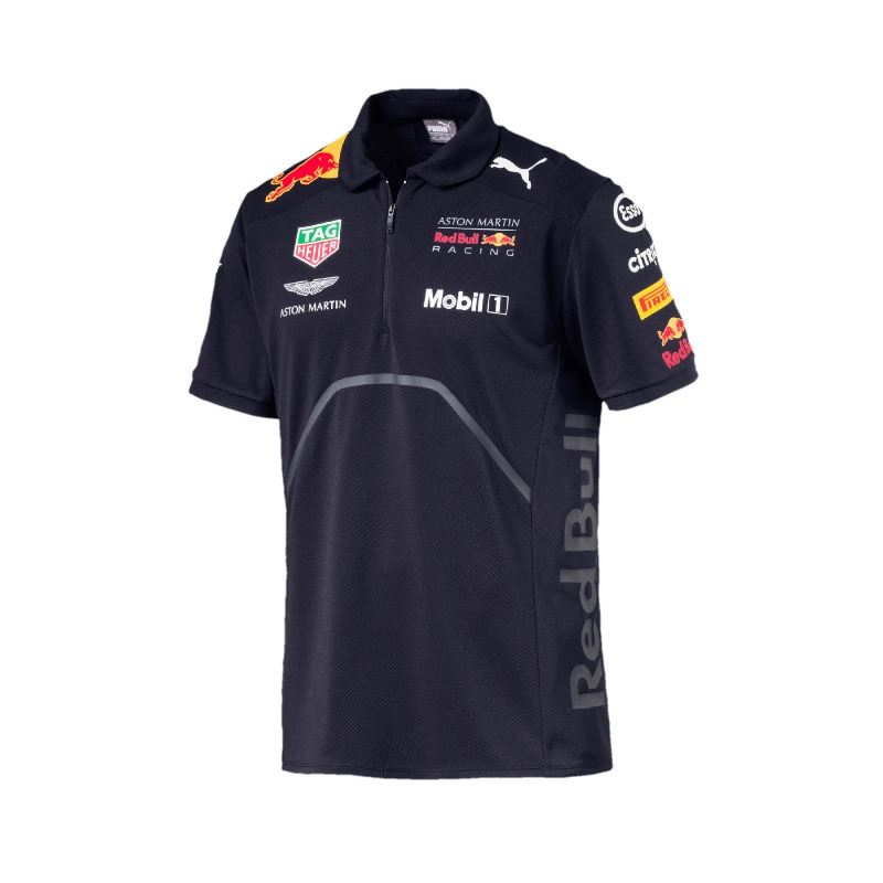 Playera Polo Hombre Original Team Red Bull Racing Colección 2018