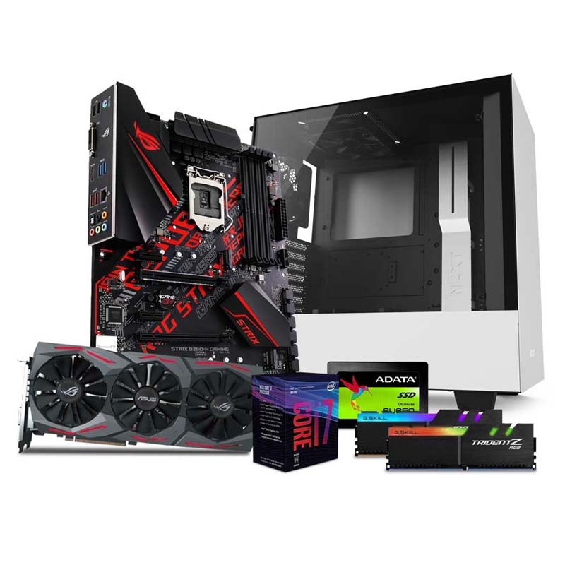 Computadora Pc Gamer Gtx 1070 8Gb I7 1Tb Ssd 120Gb 16Gb Rog