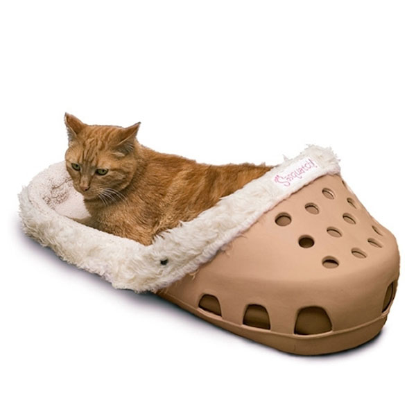 Cama P/ Perro O Gato Tipo Croc Kakhi