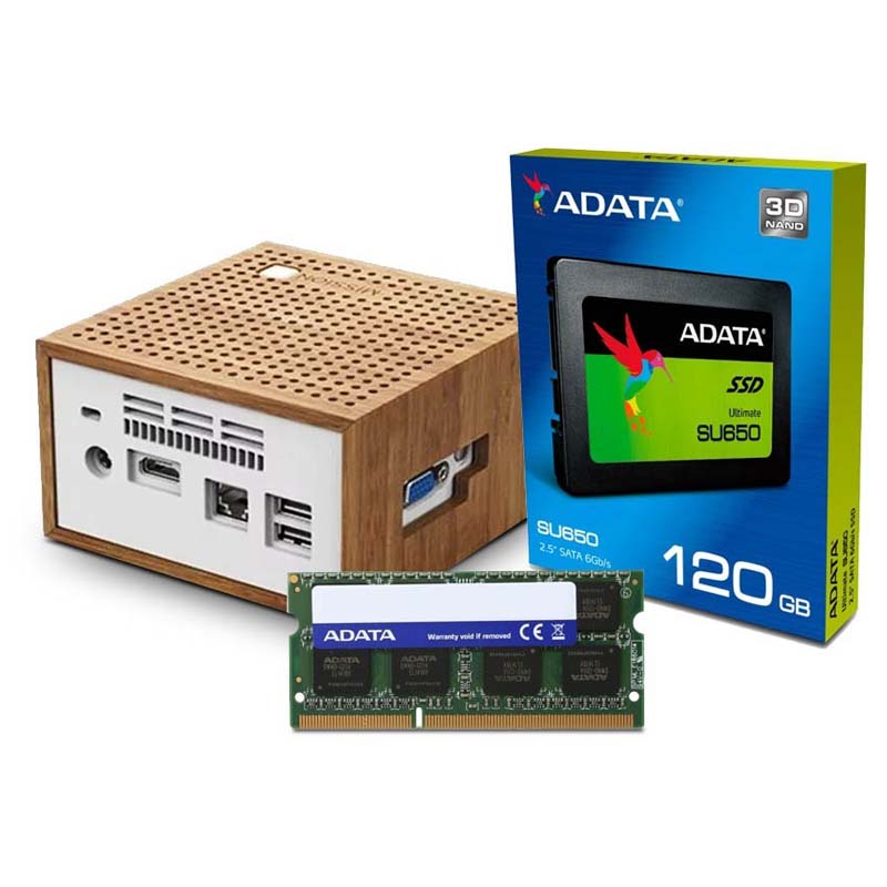 Computadora Pc Mini Intel Dual Core Ssd 120Gb Ram 4Gb Hdmi