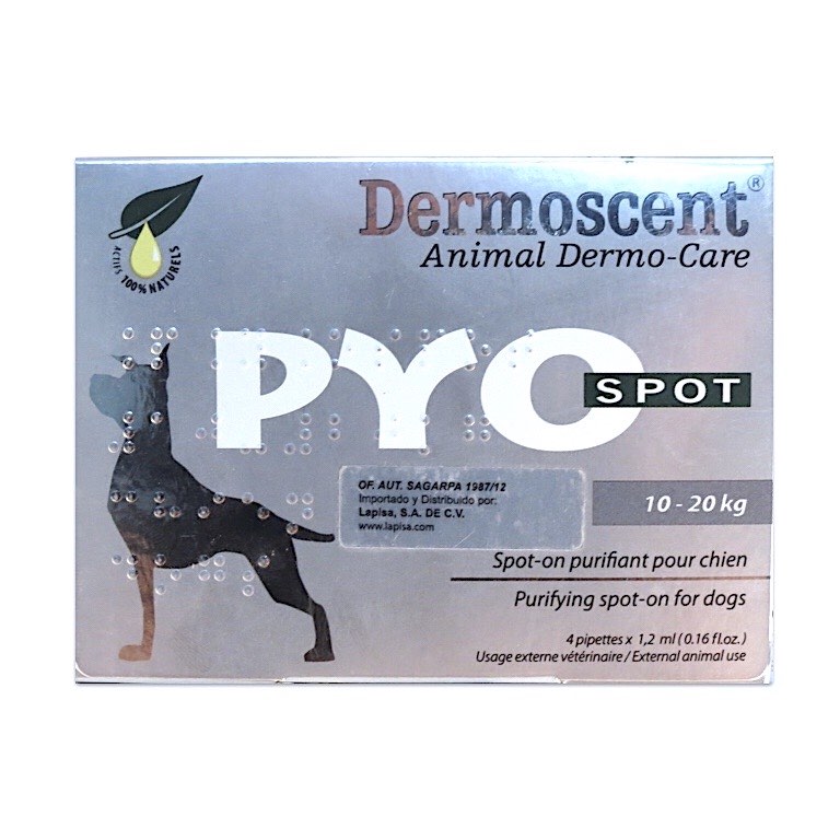 Dermoscent Pyo Spot 4 Pipetas De 0.6 Ml