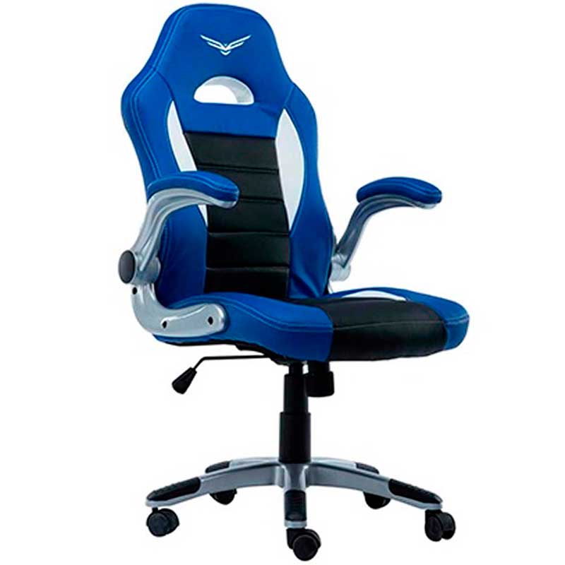 Sillas Gamer Naceb Pc Reclinable Ajustable Ergonomica Pilot Azul