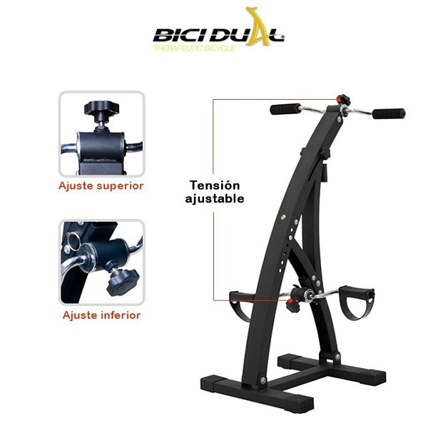 Bicicleta Portatil Dual Fija Para Ejercitar Y Rehabilitar Piernas Y Manos Cyrcle