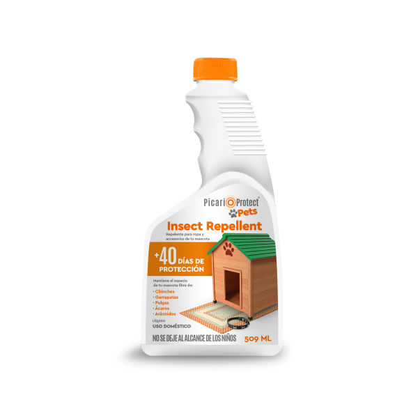 Picariprotect Pet Repelente Antipulgas Y Garrapatas, Protección Hasta Por 40 Dias