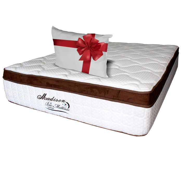 Colch?n Matrimonial De Resortes Superlastic Modelo Madison Marca Bio Mattress
