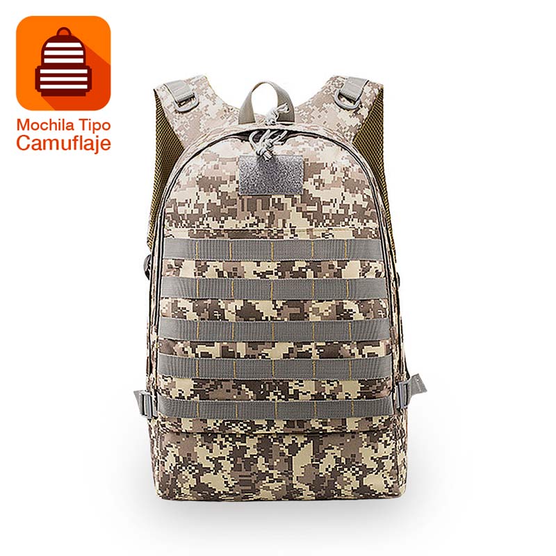 Redlemon Mochila Militar Con Dise?o De Camuflaje, Impermeable, Con Puerto Usb Para Power Bank