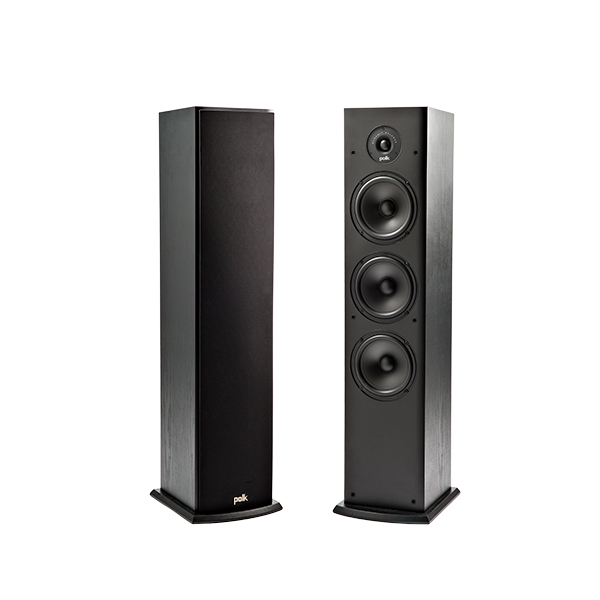 Par De Bafles Tipo Torres Polk Audio T50 Color Negro
