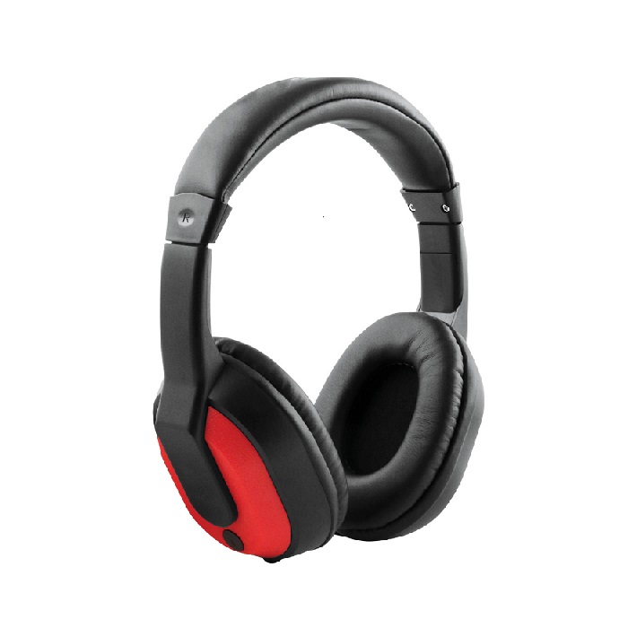Audifonos Bt Plus Power Negro/rojo Marca Plus Power