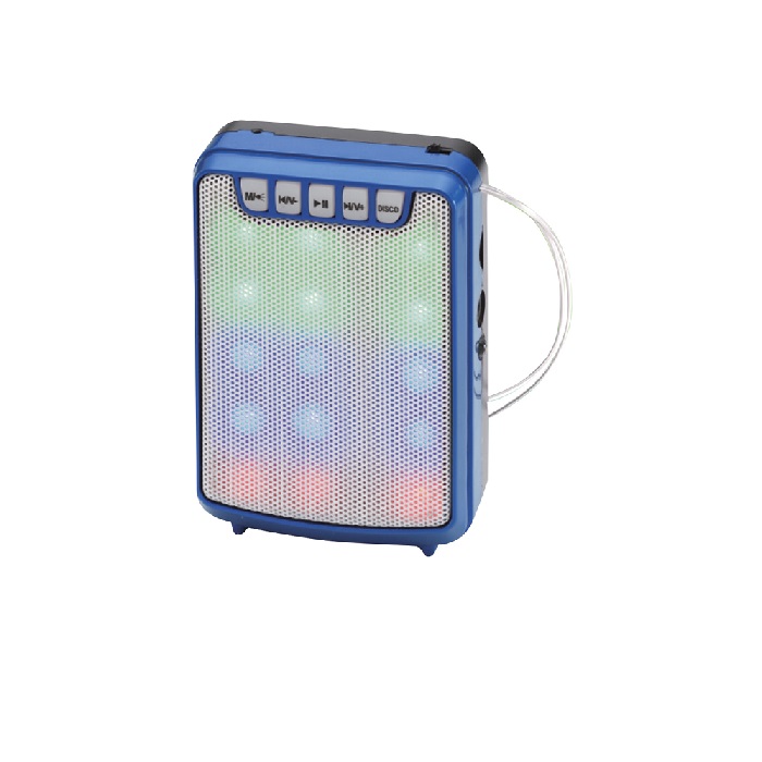 Mini Bocina Bluetooth, Radio, Micro Sd Plus Power Pp-Rbt2 Azul