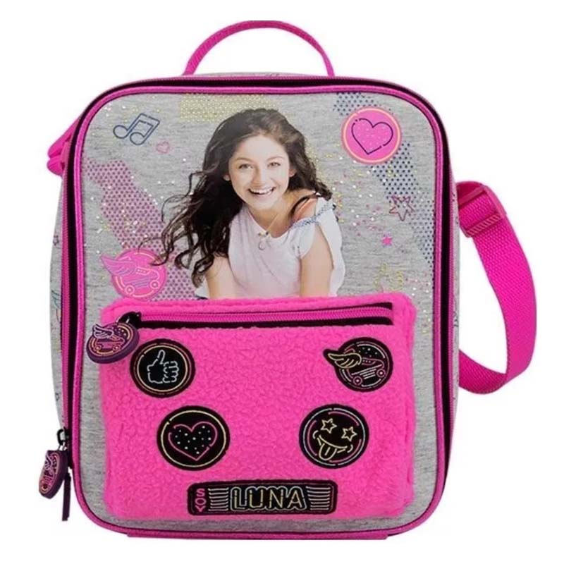 Lonchera Escolar Atm Packs, Soy Luna 0205-Gris Con Negro