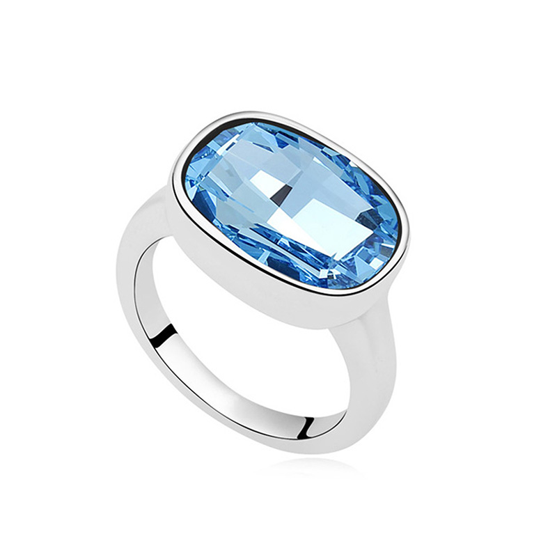 Anillo Edimburgo On Blue, Amor De Cristal