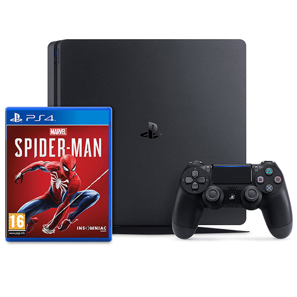 PlayStation 4 Slim 1TB Console-Marvel's SpiderMan Bundle
