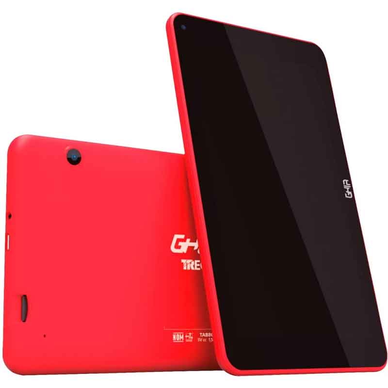 Tablet Android Go 7 1Gb 8Gb 2 Camaras 2Mpx Wifi Ghia Treo Rojo Tab8Gr