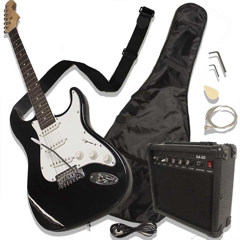 Guitarra Eléctrica Tipo Stratocaster Amplificador Incluido Accesorios