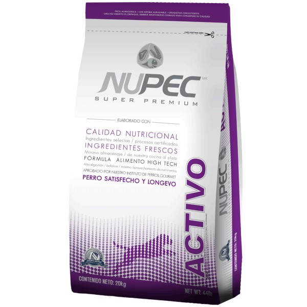 Nupec Alimento Para Perro Adulto Activo 20 Kg
