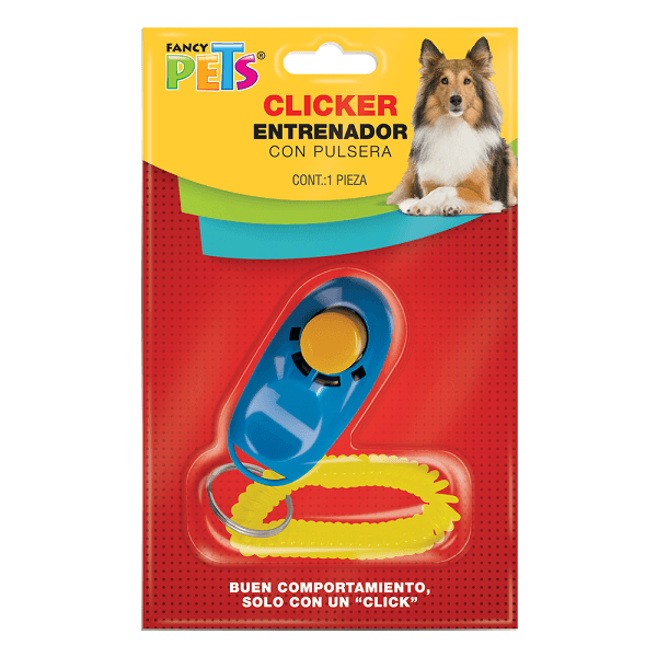 Clicker Entrenamiento Perro Mascota Colores Surtidos Fl8565