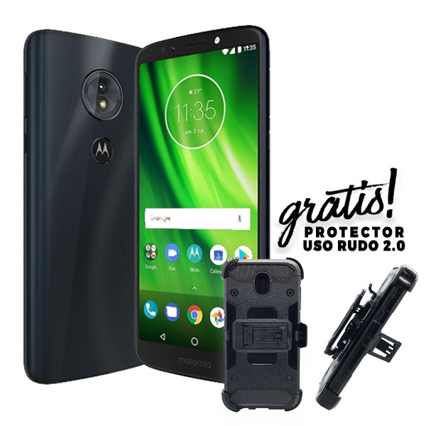 Celular Moto G6 Play Azul 2gb Ram 16gb Pan. 5.7 Huella Libre Funda