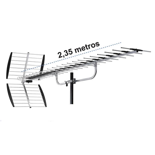 Antena Exterior Master Uhf/vhf/hd 25 Elem