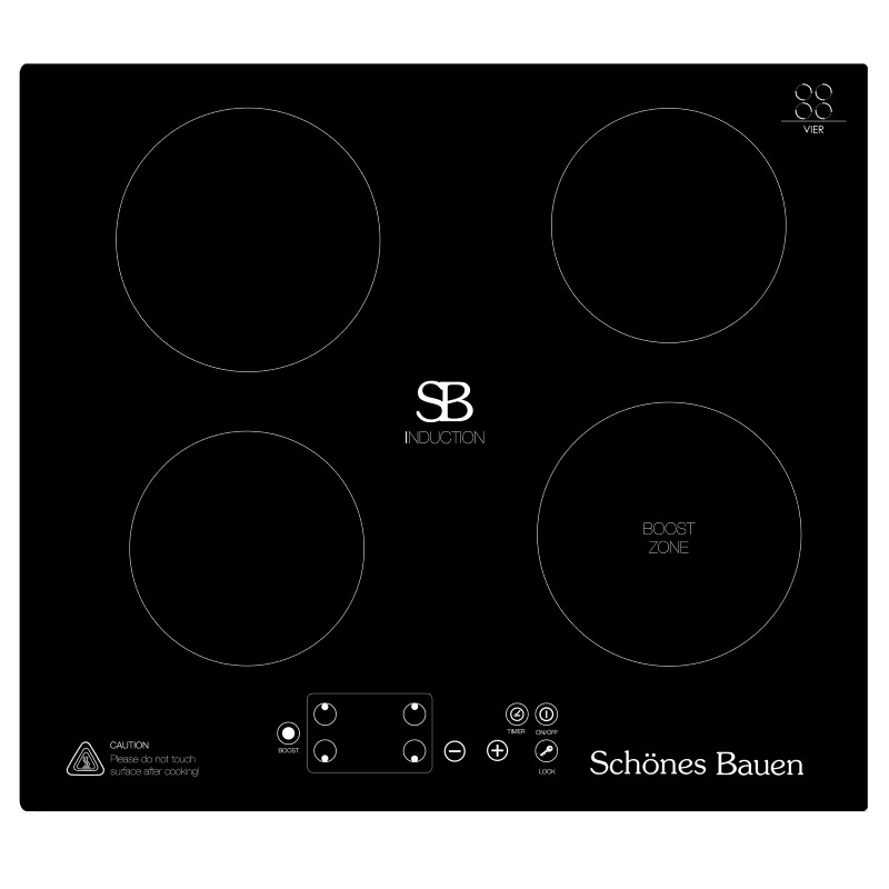 Schones Bauen Parrilla De Induccion Magnetica Vier De 4 Quemadores 220V