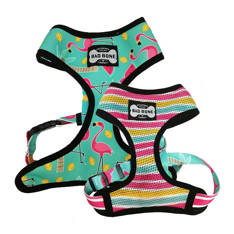 Bad Bone Pechera Mediana Flamingo Reversible
