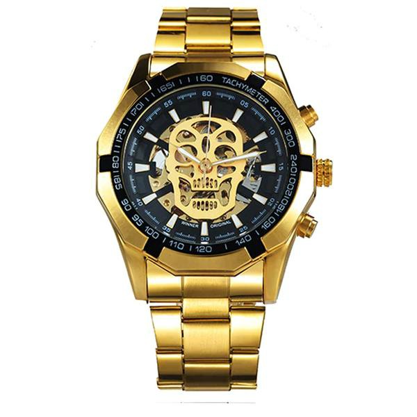 Reloj T-Winner Hombre Automático Skeleton Calavera Skull Byteshop