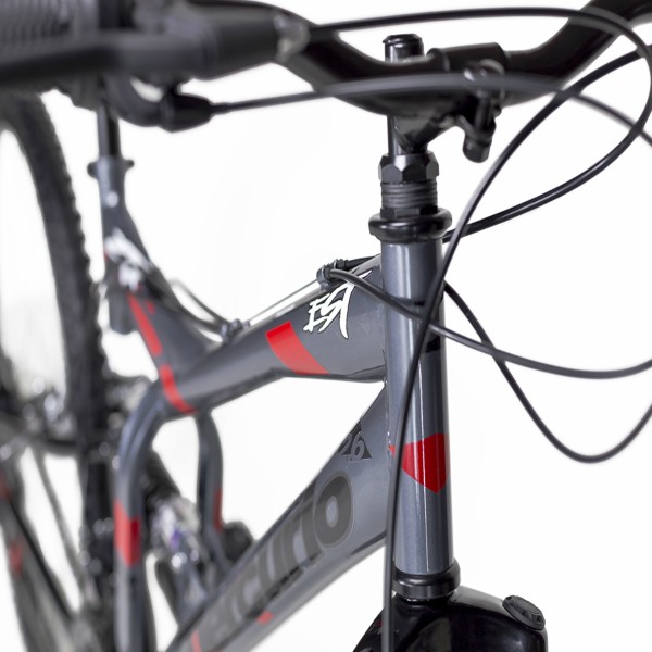 BICICLETA MERCURIO DH ZTX R26 18V DOBLE SUSPENSION GRAFITO END14**