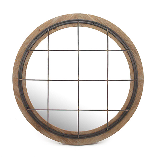 Espejo Decorativo De Pared Con Marco De Madera, Color Marrón Sagebrook Home