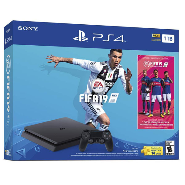 Consola Playstation 4 Slim 1Tb Con Juego Fifa 19