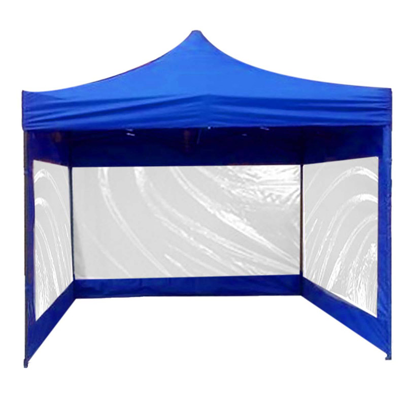 Carpa 3x3 Toldo Jardimex Paredes Transparentes Azul Armable Plegable Azul .