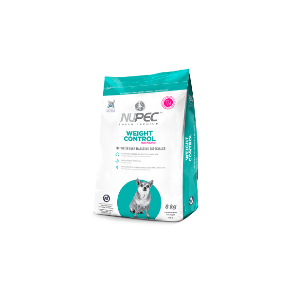 Nupec Weight Control Raza Pequeña 2 Kg Croquetas Premium Para Perro