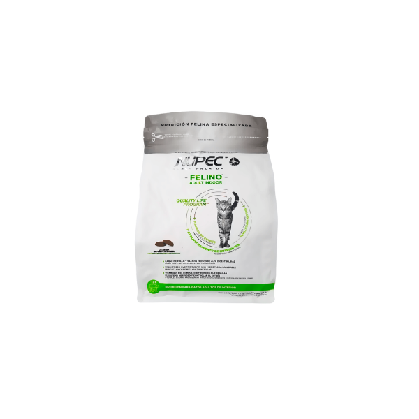 Nupec Felino Adulto Indoor 3Kg Antes Matisse