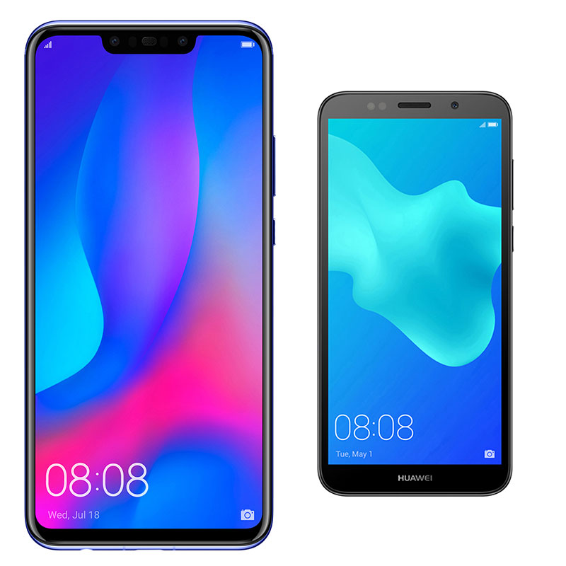 Celular HUAWEI LTE PAR-LX9 NOVA 3 Color MORADO Telcel y llévate de regalo el HUAWEI LTE DRA-LX3 Y5 2018