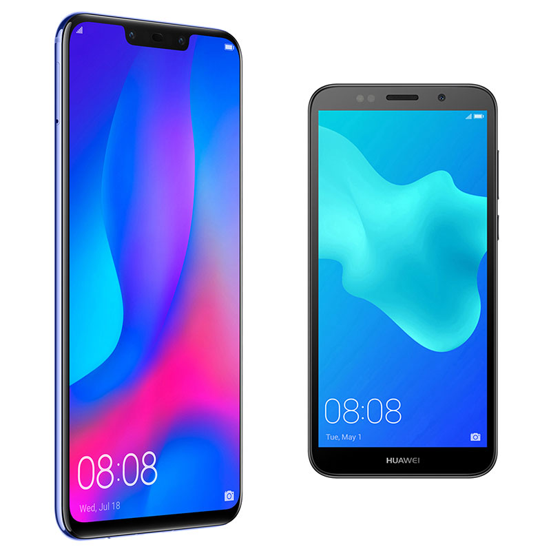 Celular HUAWEI LTE PAR-LX9 NOVA 3 Color MORADO Telcel y llévate de regalo el HUAWEI LTE DRA-LX3 Y5 2018