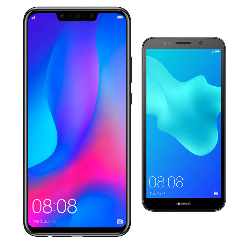 Celular HUAWEI LTE PAR-LX9 NOVA 3 Color NEGRO Telcel y llévate de regalo el HUAWEI LTE DRA-LX3 Y5 2018