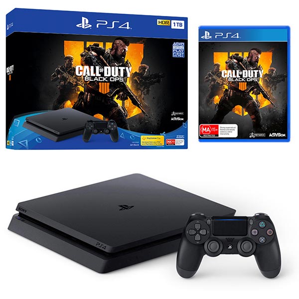 Playstation 4 Slim 1Tb Console - Call Of Duty Black Ops 4 Bundle