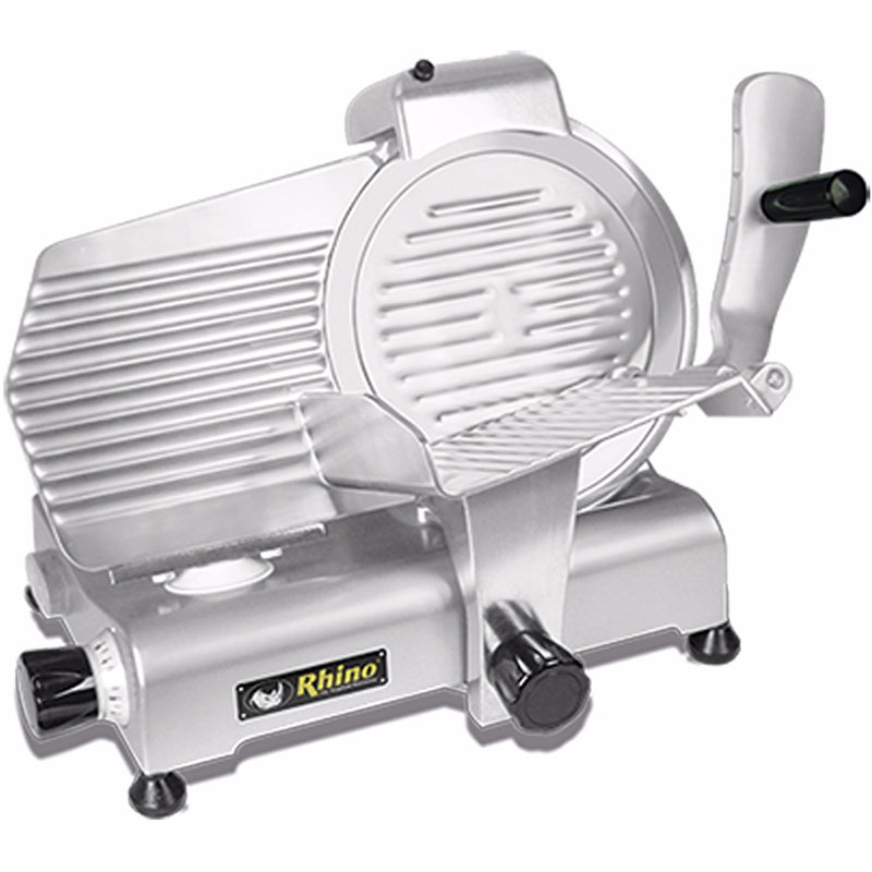 Rebanadora Electrica De Gravedad Cuchilla De 250 Mm Rhino
