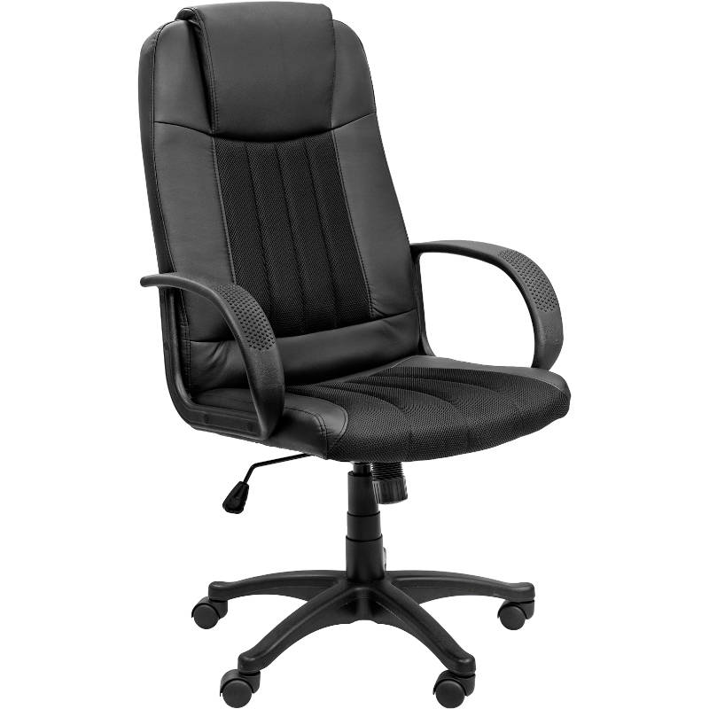 Sillon De Oficina Antiestress Respaldo Comodo Elegante Negro