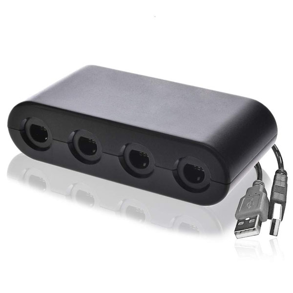 Adaptador De 4 Controles Gamecube Para Nintendo Switch / Pc / Wii U