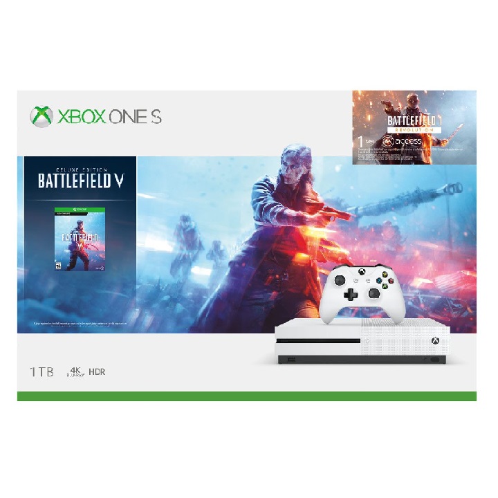 Consola Microsoft Xbox One S 1tb + Juego Battlefield V
