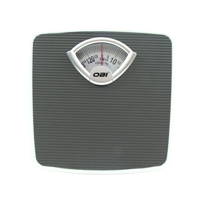 Bascula Personal Analoga Antiderrapante 130/1 Kg Colores Obi
