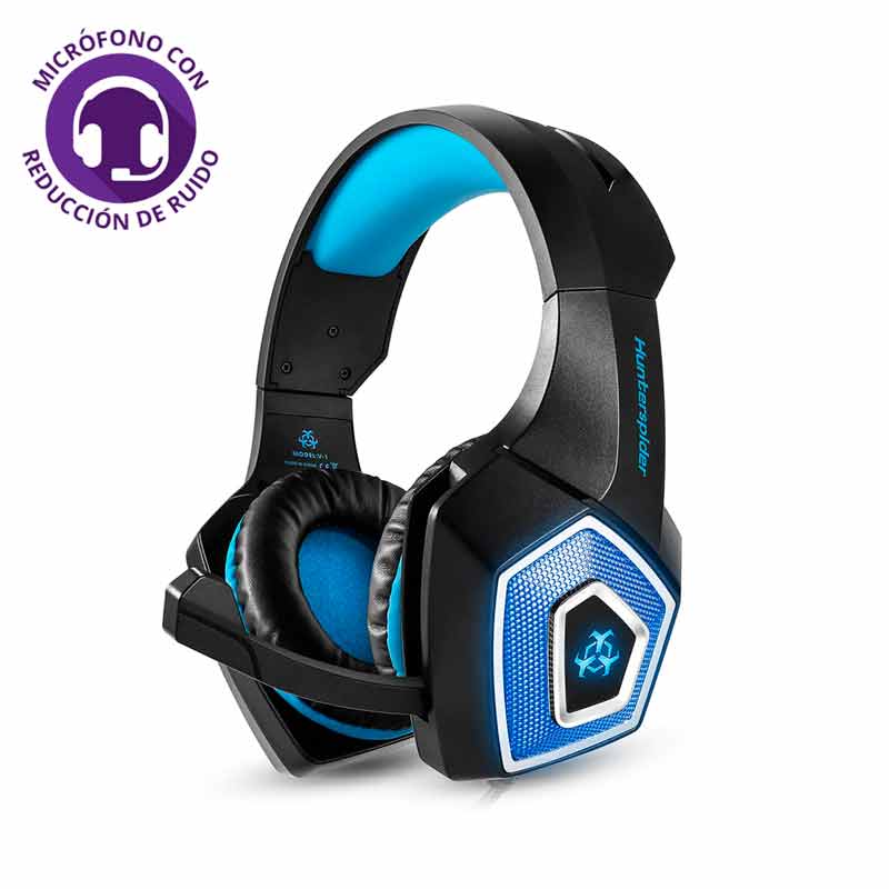 REDLEMON AudÃfonos Gamer V1 con Sonido Estéreo 360° High Definition, Micrófono Ajustable Omnidireccional