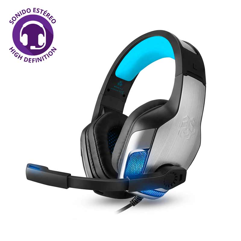 REDLEMON Audífonos Gamer V4 con Sonido Estéreo 360° High Definition, Micrófono Ajustable Omnidireccional
