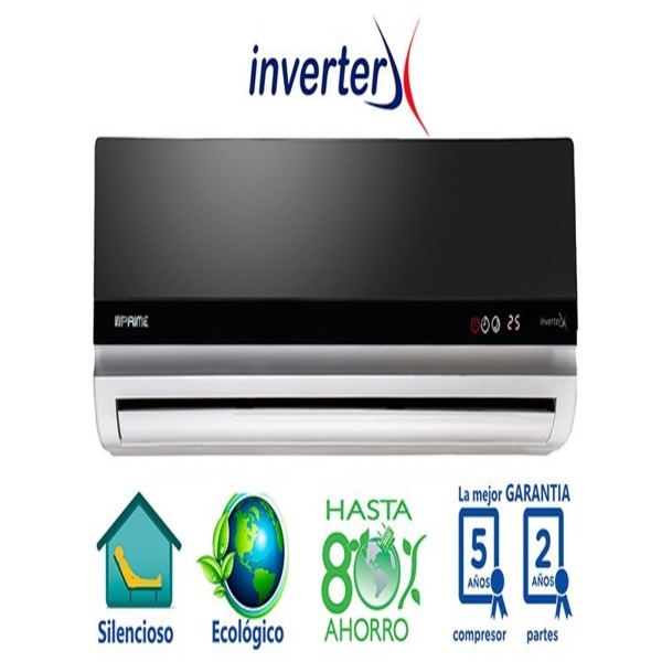Minisplit Prime Cmprc121-V Negro Inverter 110V