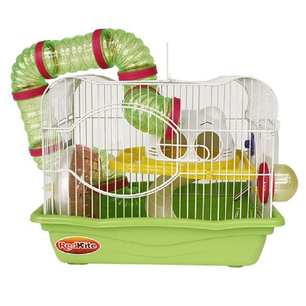Jaula Casa Fresno 1 Tobogan Rueda Hamster Rata Erizo Redkite
