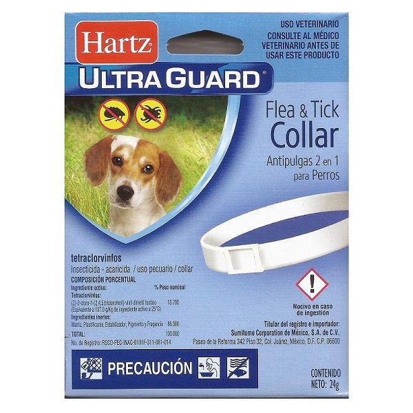 Collar Antipulgas Para Perro Hartz.