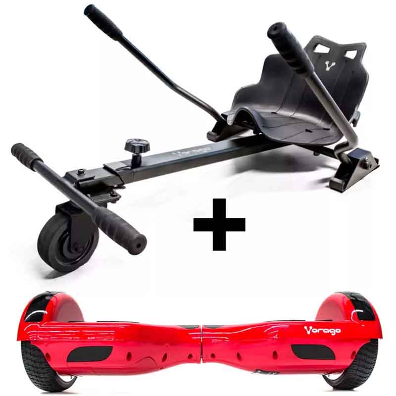 Patineta Hoverboard Scooter Electrica Vorago Gokart Hb-300 Rojo